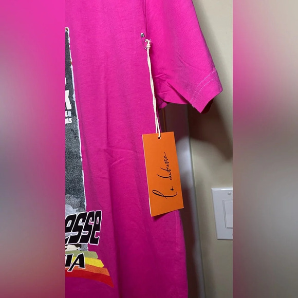 NWT Revolve x La Detresse Pink Cookies Panic Tee Size Large - Picture 6 of 10